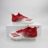 adidas adizero Football Cleat Men's Red New without Box Multiple Sizes CLEA-016470