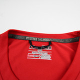 Utah Utes Under Armour Short Sleeve Shirt Men's Red Used M TOPS-176983
