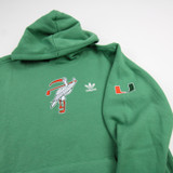 Miami Hurricanes adidas Sweatshirt Men's Green New with Tags S TOPS-177047