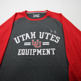 Utah Utes Under Armour Long Sleeve Shirt Men's Gray Used L TOPS-177140