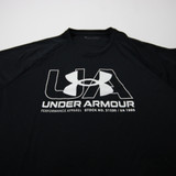 Under Armour Short Sleeve Shirt Men's Black Used XL TOPS-177246