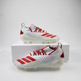 adidas adizero Football Cleat Men's White New without Box 12.5 CLEA-016729
