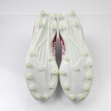 adidas adizero Football Cleat Men's White New without Box Multiple Sizes CLEA-016674