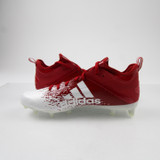 adidas adizero Football Cleat Men's White New without Box Multiple Sizes CLEA-016674