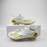 adidas adizero Football Cleat Men's White New without Box 13 CLEA-016742