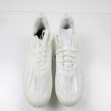 adidas adizero Football Cleat Men's White New without Box 13 CLEA-016772
