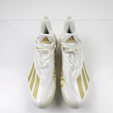 adidas adizero Football Cleat Men's White New without Box 13 CLEA-016775