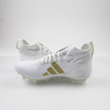 adidas adizero Football Cleat Men's White Used Multiple Sizes CLEA-016785