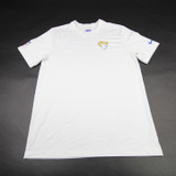 LA Rams Nike NFL On Field Dri-Fit Short Sleeve Shirt Men's White Used M TOPS-176902