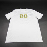 CSU Rams Under Armour Short Sleeve Shirt Men's Light Gray Used Multiple Sizes TOPS-176436