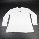 San Francisco 49ers Nike NFL On Field Long Sleeve Shirt Men's White Used XL TOPS-176556