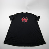 Nebraska Cornhuskers adidas Short Sleeve Shirt Men's Black Used XXL TOPS-177275