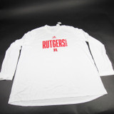 Rutgers Scarlet Knights adidas Creator Long Sleeve Shirt Men's 3XLT TOPS-176694