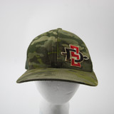 San Diego State Aztecs Yupoong Snap-Back Hat Unisex Camouflage Used OSFM HATS-016650