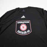Nebraska Cornhuskers adidas Long Sleeve Shirt Men's Black Used 3XL TOPS-177278