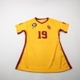 USC Trojans Nike Dri-Fit Game Jersey - Soccer Women's Gold Used Multiple Sizes JRSY-010772