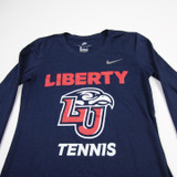 Liberty Flames Nike Long Sleeve Shirt Women's Navy Used S TOPS-177689