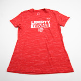Liberty Flames Nike Short Sleeve Shirt Women's Red Used S TOPS-177692