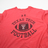 Texas Tech Red Raiders Under Armour HeatGear Short Sleeve Shirt Men's Used L TOPS-177717