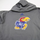 Kansas Jayhawks adidas Sweatshirt Men's Dark Gray Used XLT TOPS-177529