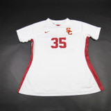 USC Trojans Nike Dri-Fit Game Jersey - Soccer Women's White Used Multiple Sizes JRSY-010789
