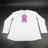 Kansas Jayhawks adidas Long Sleeve Shirt Men's White New without Tags XLT TOPS-177562