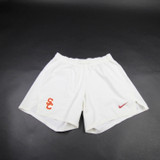 USC Trojans Nike Practice Shorts Women's White Used Multiple Sizes SHOR-038164