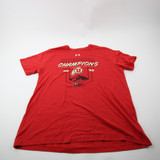 Utah Utes Under Armour Short Sleeve Shirt Men's Red Used Multiple Sizes TOPS-177880