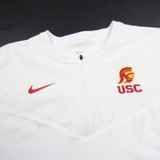 USC Trojans Nike Dri-Fit Pullover Men's White Used Multiple Sizes TOPS-177399