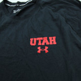 Utah Utes Under Armour Long Sleeve Shirt Men's Black Used XXL TOPS-177904