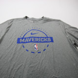 Dallas Mavericks Nike NBA Authentics Dri-Fit Short Sleeve Shirt Men's Used XLT TOPS-178222