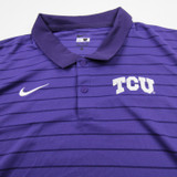 TCU Horned Frogs Nike Polo Men's Purple Used 3XL TOPS-178052