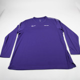 TCU Horned Frogs Nike Long Sleeve Shirt Men's Purple Used 3XL TOPS-178091
