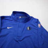 Dallas Mavericks Nike NBA Authentics Dri-Fit Pullover Men's Blue Used L TOPS-178174