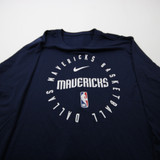 Dallas Mavericks Nike NBA Authentics Dri-Fit Long Sleeve Shirt Men's Used XXL TOPS-178161