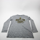 Dallas Mavericks Fanatics Long Sleeve Shirt Men's Gray Used Multiple Sizes TOPS-178163