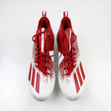 adidas adizero Football Cleat Men's White New without Box 13.5 CLEA-017076