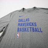 Dallas Mavericks Nike NBA Authentics Dri-Fit Short Sleeve Shirt Men's Used XLT TOPS-178362