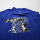 Dallas Mavericks Nike NBA Authentics Dri-Fit Short Sleeve Shirt Men's Used XLT TOPS-178379