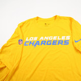 Los Angeles Chargers Nike NFL On Field Nike Tee Long Sleeve Shirt Men's M TOPS-178166