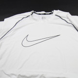 Nike Pro Dri-Fit Short Sleeve Shirt Men's White Used XXL TOPS-178115