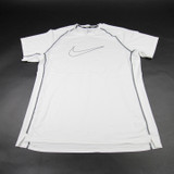 Nike Pro Dri-Fit Short Sleeve Shirt Men's White Used XXL TOPS-178115