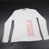 Utah Utes Under Armour Long Sleeve Shirt Men's White Used M TOPS-177916