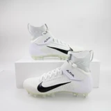 Nike Alpha Menace Football Cleat Men's White New without Box Multiple Sizes CLEA-017178