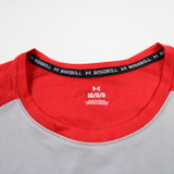 Under Armour HeatGear Long Sleeve Shirt Men's Red Used L TOPS-182586