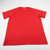 Under Armour HeatGear Short Sleeve Shirt Men's Red Used L TOPS-182713