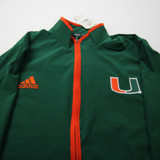 Miami Hurricanes adidas Pullover Women's Green New with Tags XL TOPS-178831