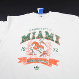Miami Hurricanes adidas Short Sleeve Shirt Women's Multiple Sizes TOPS-178825