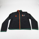 Miami Hurricanes adidas Jacket Women's Black New without Tags M TOPS-178747