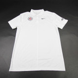 Stanford Cardinal Nike Dri-Fit Polo Men's White Used Multiple Sizes TOPS-178597